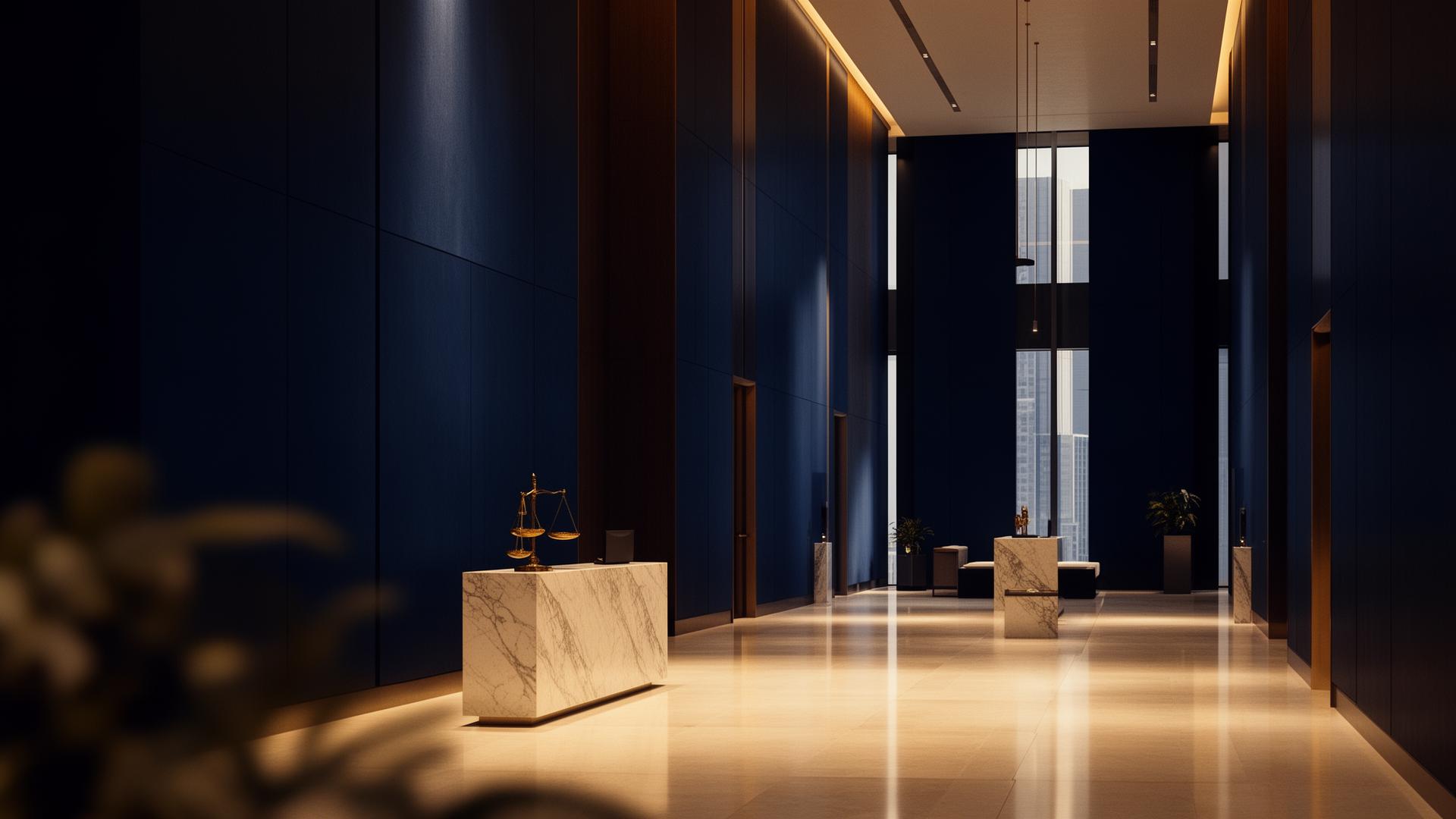 Modern law firm interior
